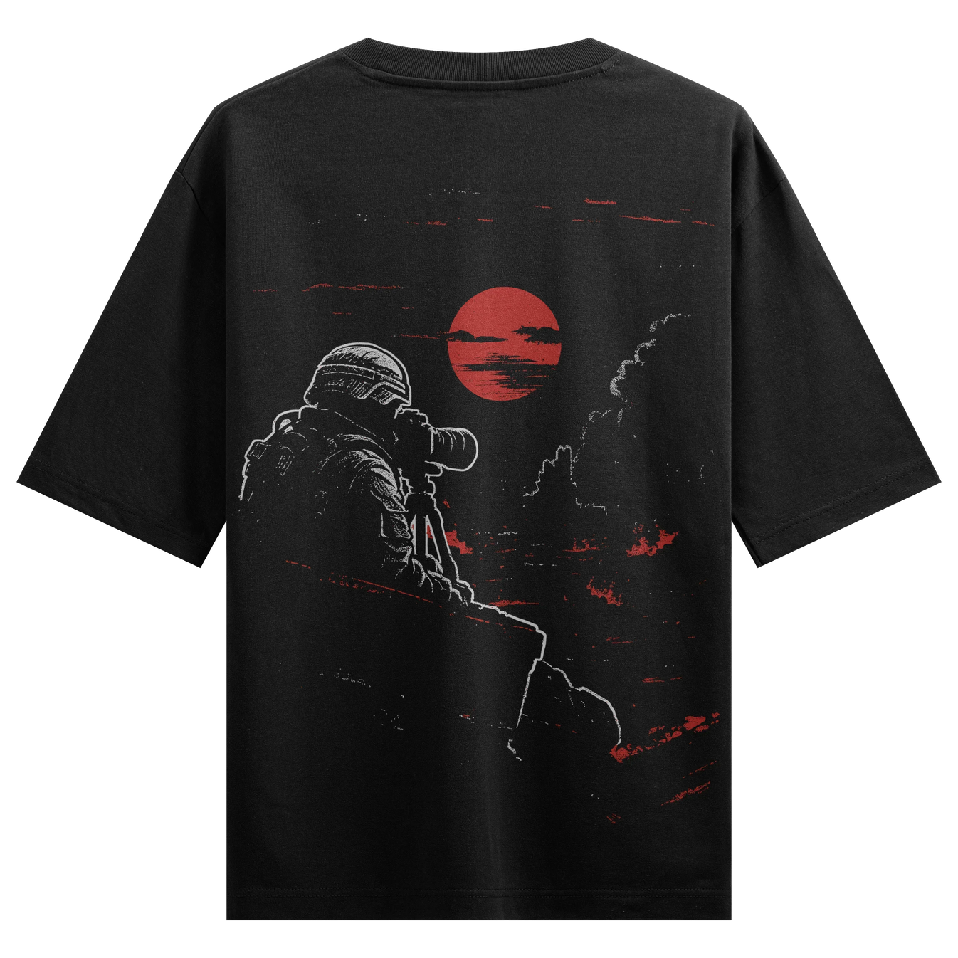 Photographer artwork on PRDGY oversized t-shirt