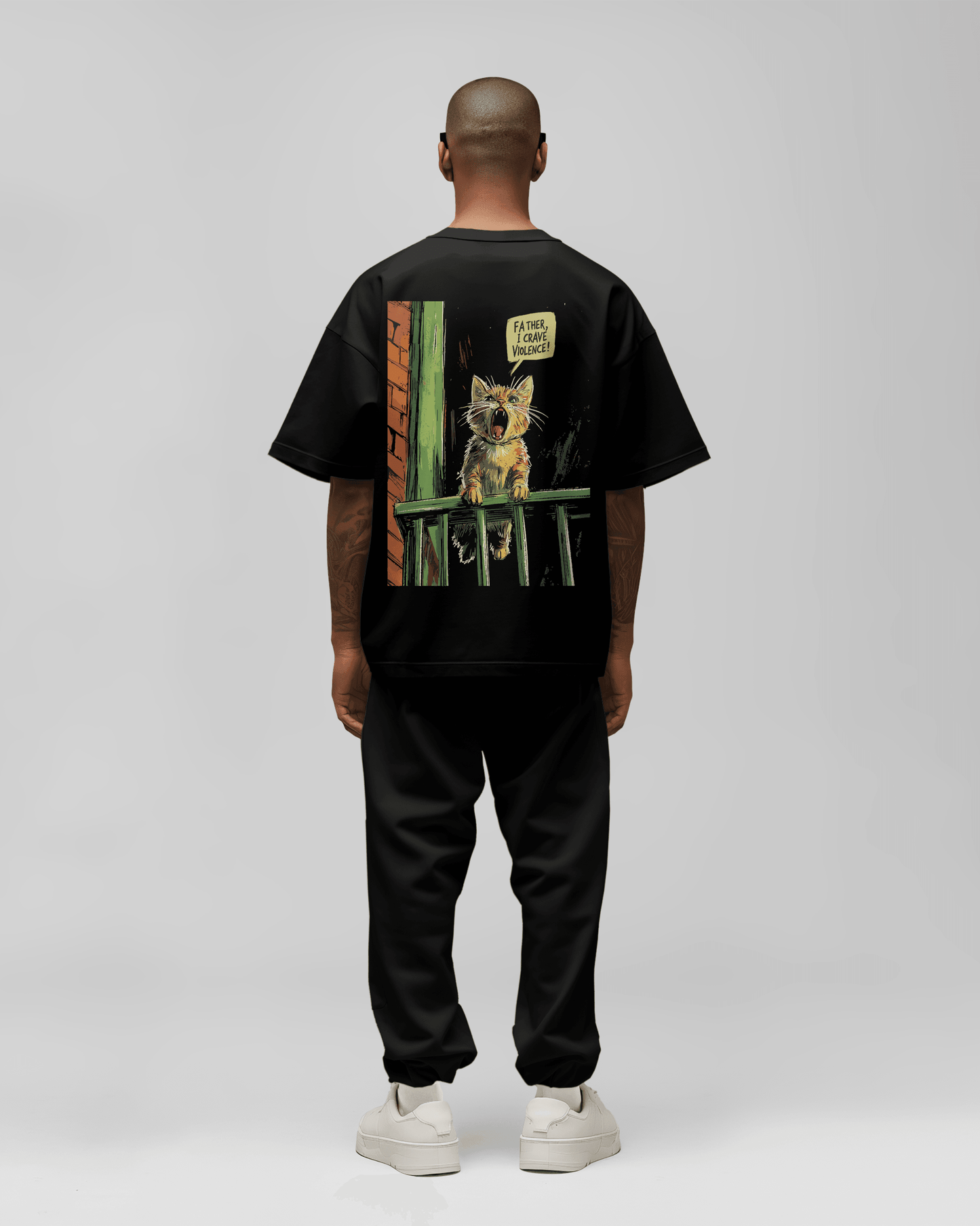 PRDGY BLOODLUST BABY Back Oversized T-Shirt - PRDGY