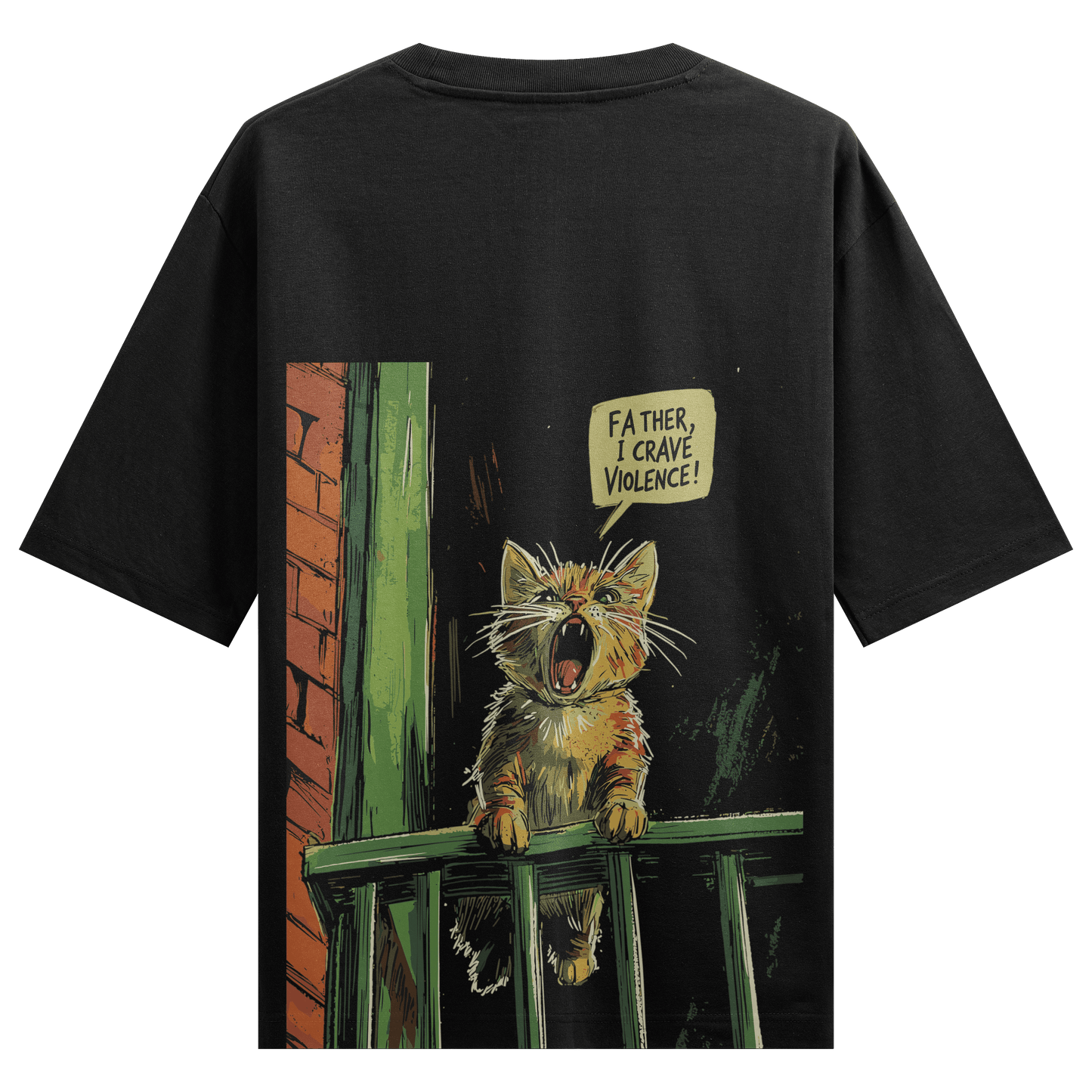 PRDGY BLOODLUST BABY Back Oversized T-Shirt - PRDGY