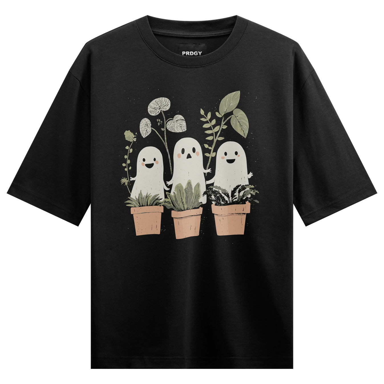 Ghost artwork on PRDGY oversized t-shirt