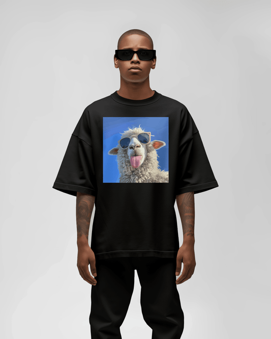 PRDGY BORN TO POST Front Oversized T-Shirt - PRDGY