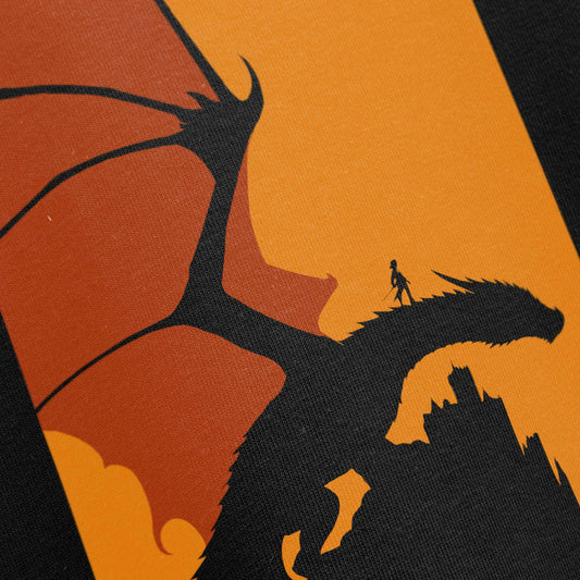 PRDGY Burn the Throne Oversized T-Shirt - PRDGY