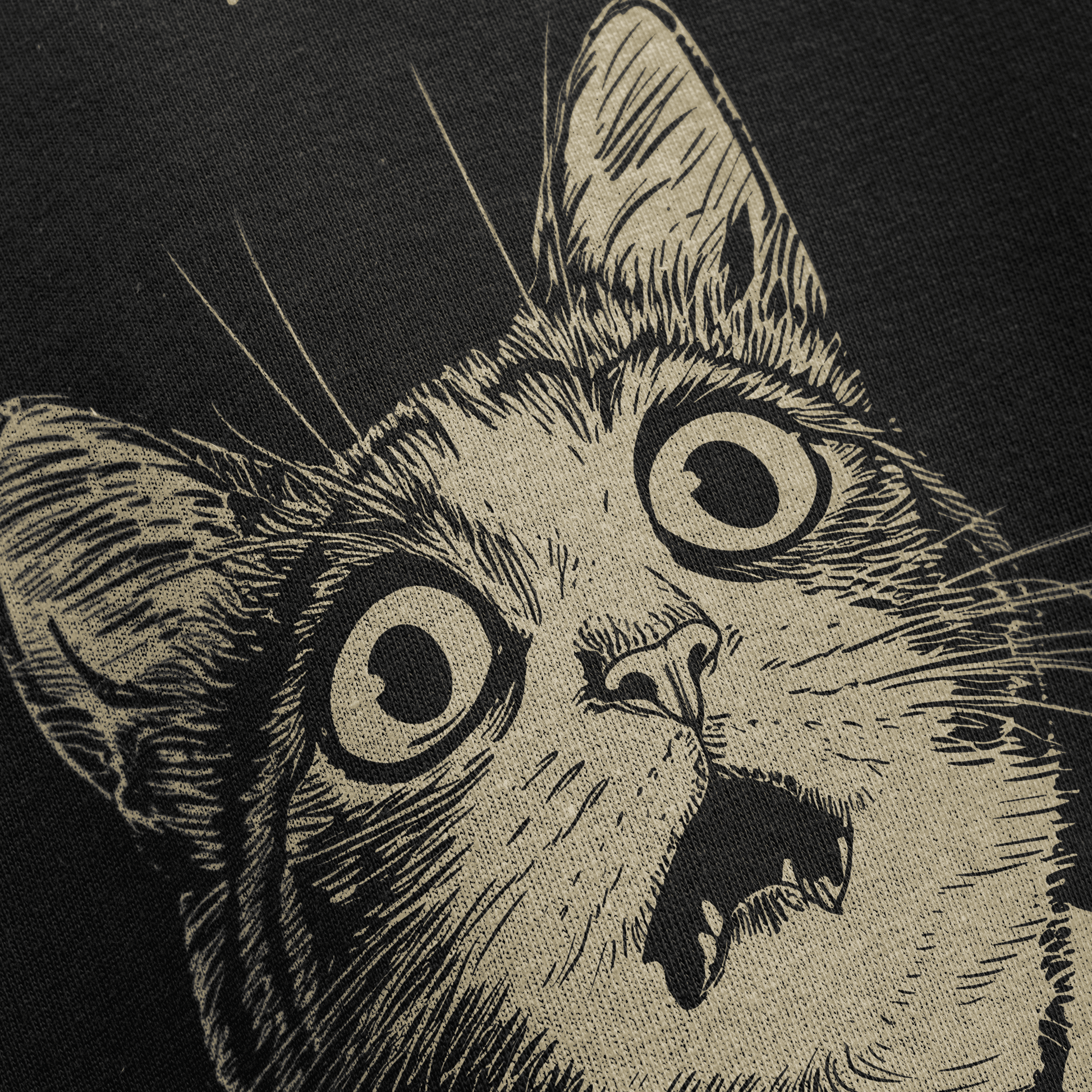 PRDGY Confused Billa Back Print Oversized T-Shirt - PRDGY