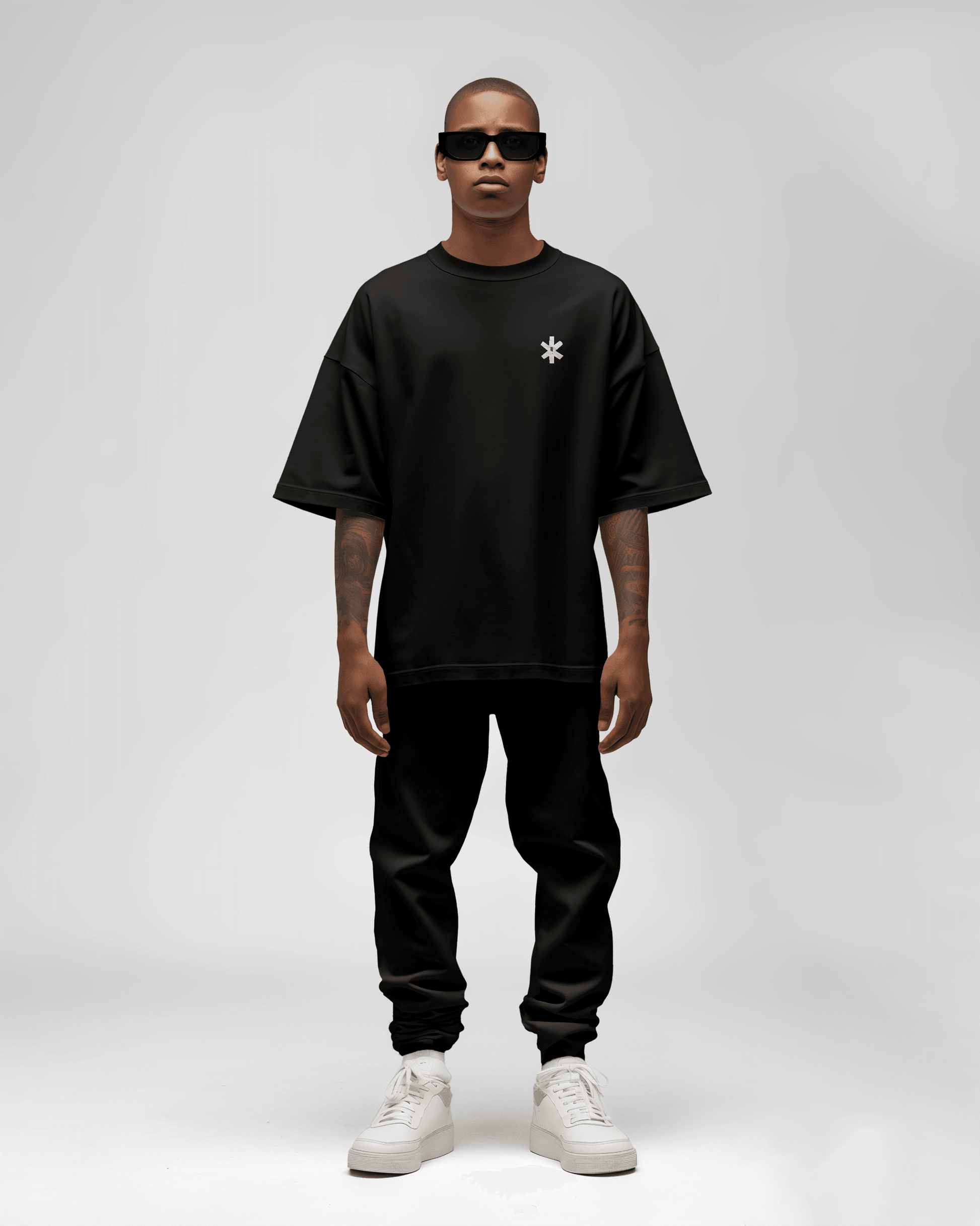 PRDGY Confused Billa Back Print Oversized T-Shirt - PRDGY