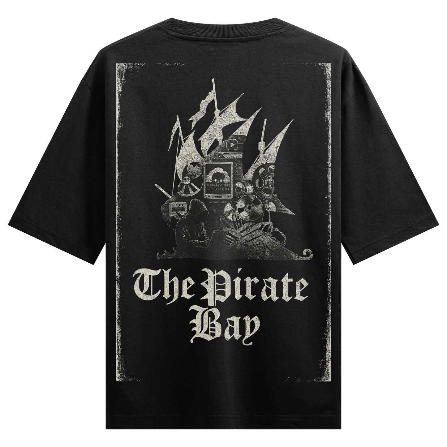 PRDGY Dark Web Sailor Oversized T-Shirt - PRDGY