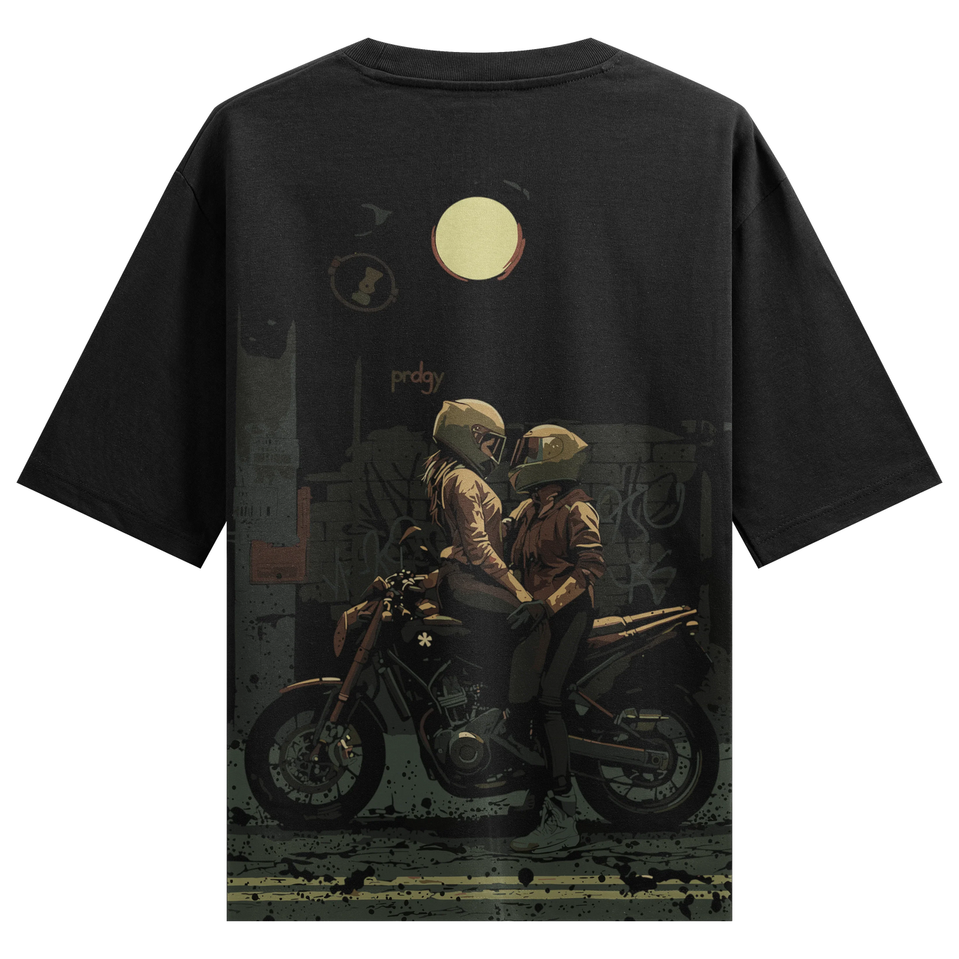 Dreams Oversized T-Shirt by PRDGY — Aspirational design featuring dreamy motifs, streetwear design.