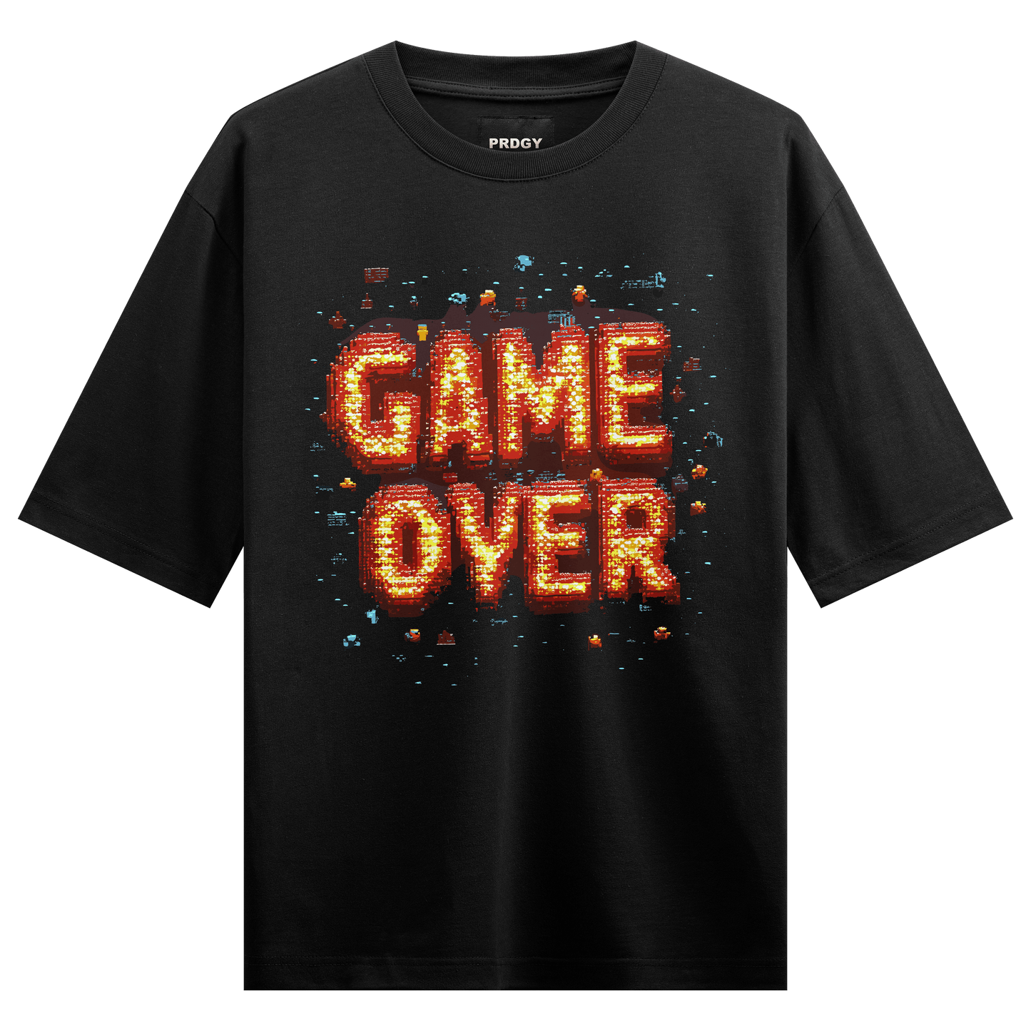 Prdgy Game Over Front Oversized T-Shirt - PRDGY
