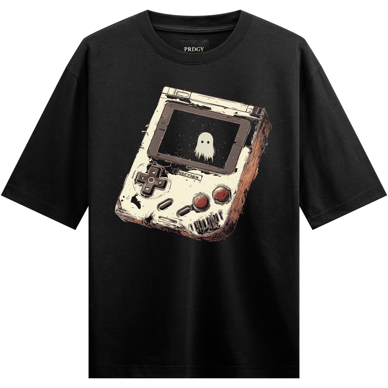 ORDER TRADE artwork on PRDGY oversized t-shirt