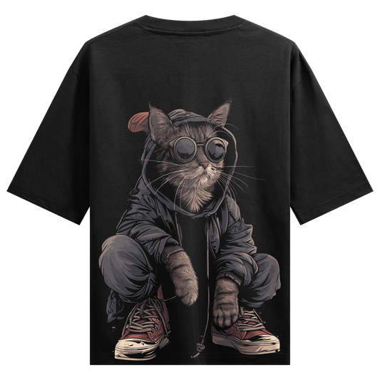 PRDGY Hiphop Billa Back Print Oversized T-Shirt - PRDGY