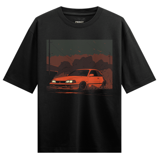 Prdgy Honda Front Oversized T-Shirt - PRDGY