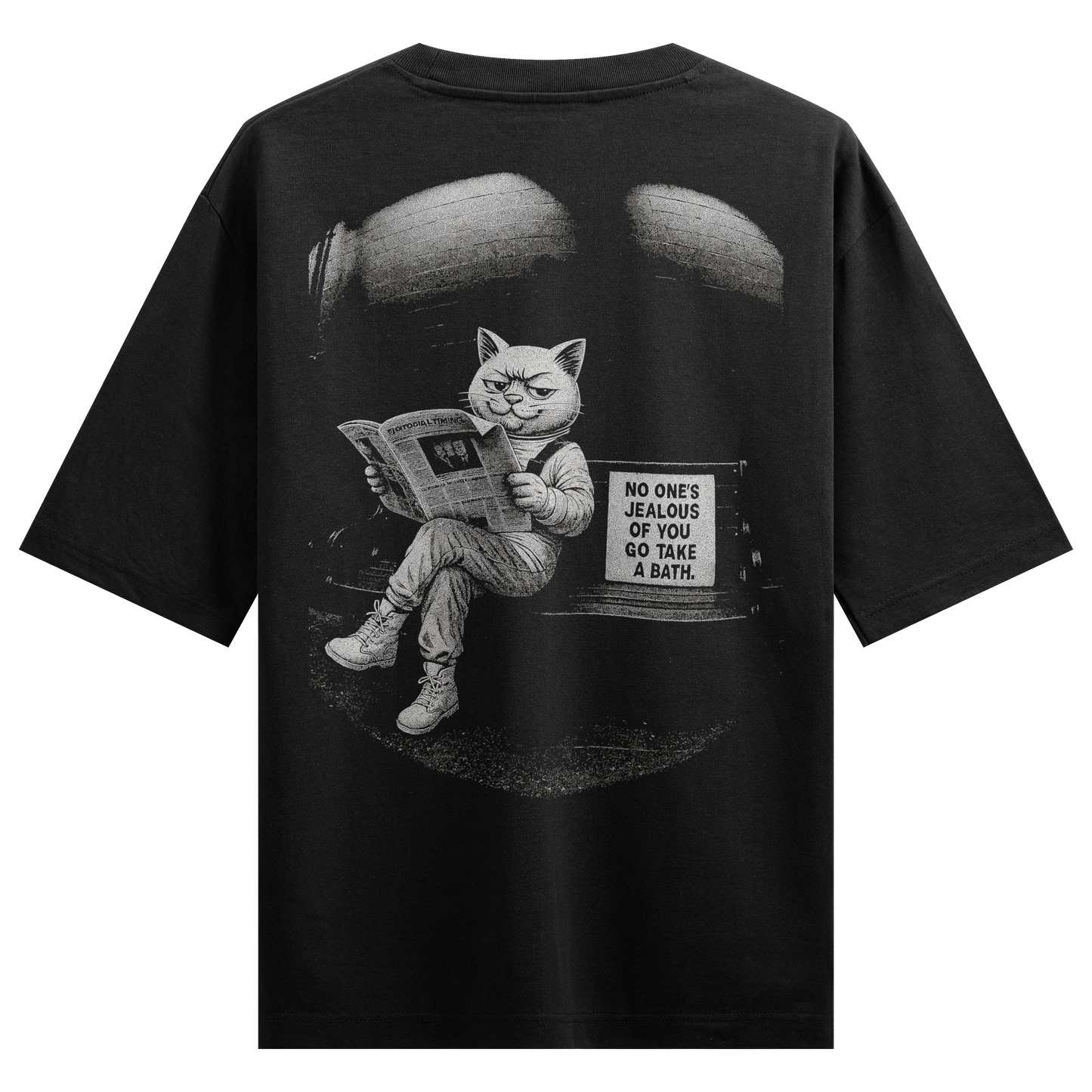 PRDGY Jalankhor Billi Oversize T- Shirt - PRDGY