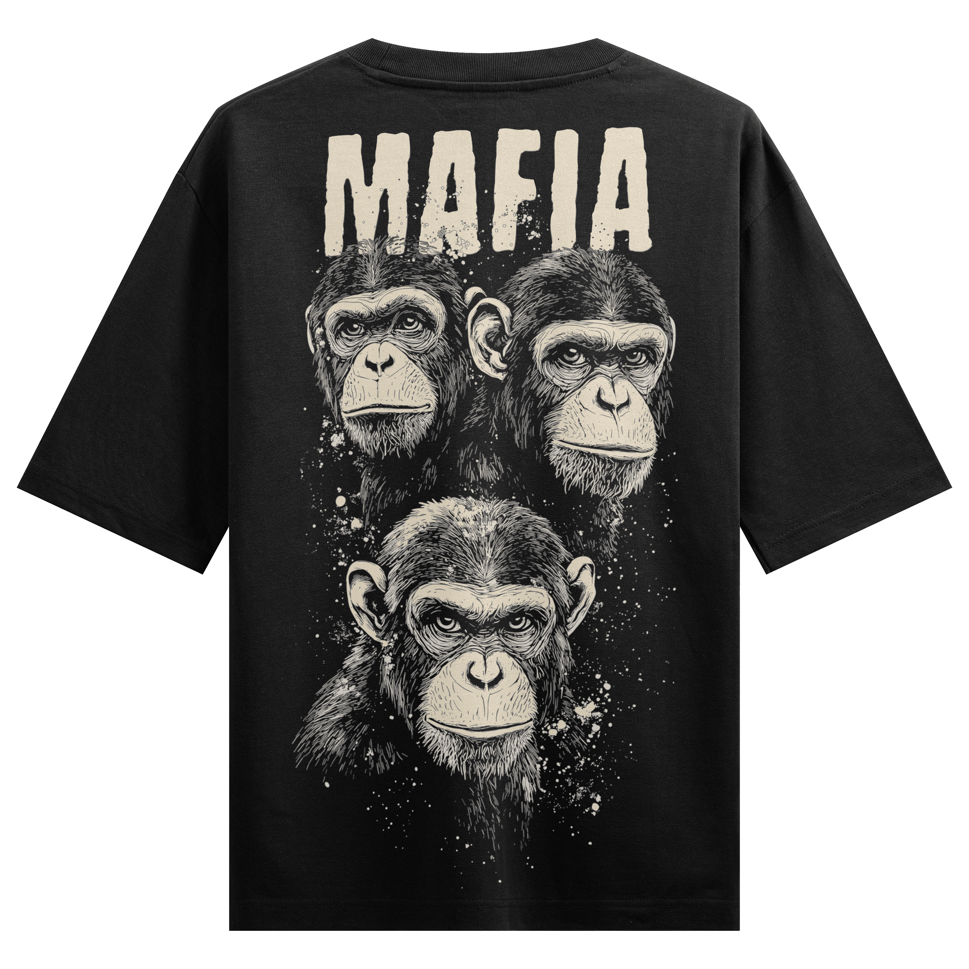 PRDGY Mafia Monk Oversized T-Shirt PRDGY™ - Main Image