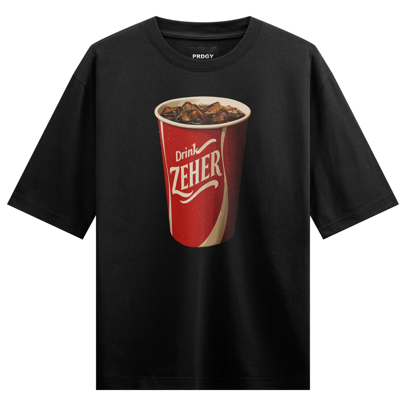 Meetha Zeher T-Shirt by PRDGY — Sweet poison Hindi paradox design, desi design.