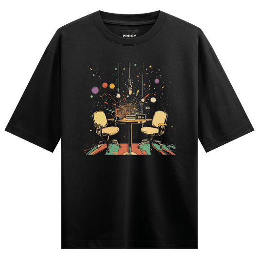 Prdgy Podcast Front Oversizd T-Shirt - PRDGY