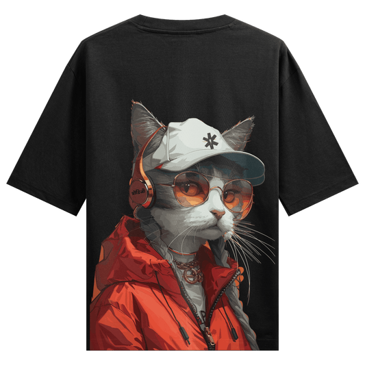 PRDGY Rapper Billa Back Print Oversized T-Shirt - PRDGY