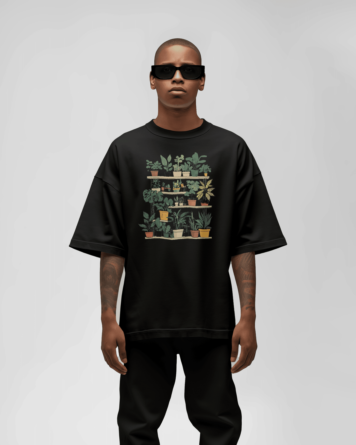 Prdgy ROOTED CHAOS Front Oversized T-Shirt - PRDGY