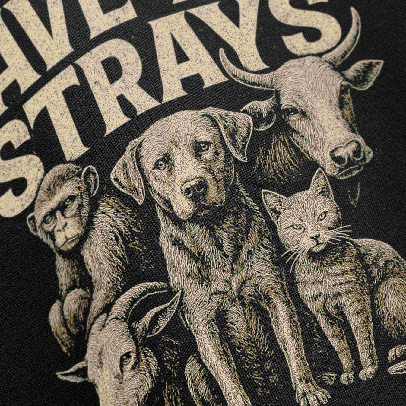 PRDGY Save The Strays Oversized T-Shirt - PRDGY