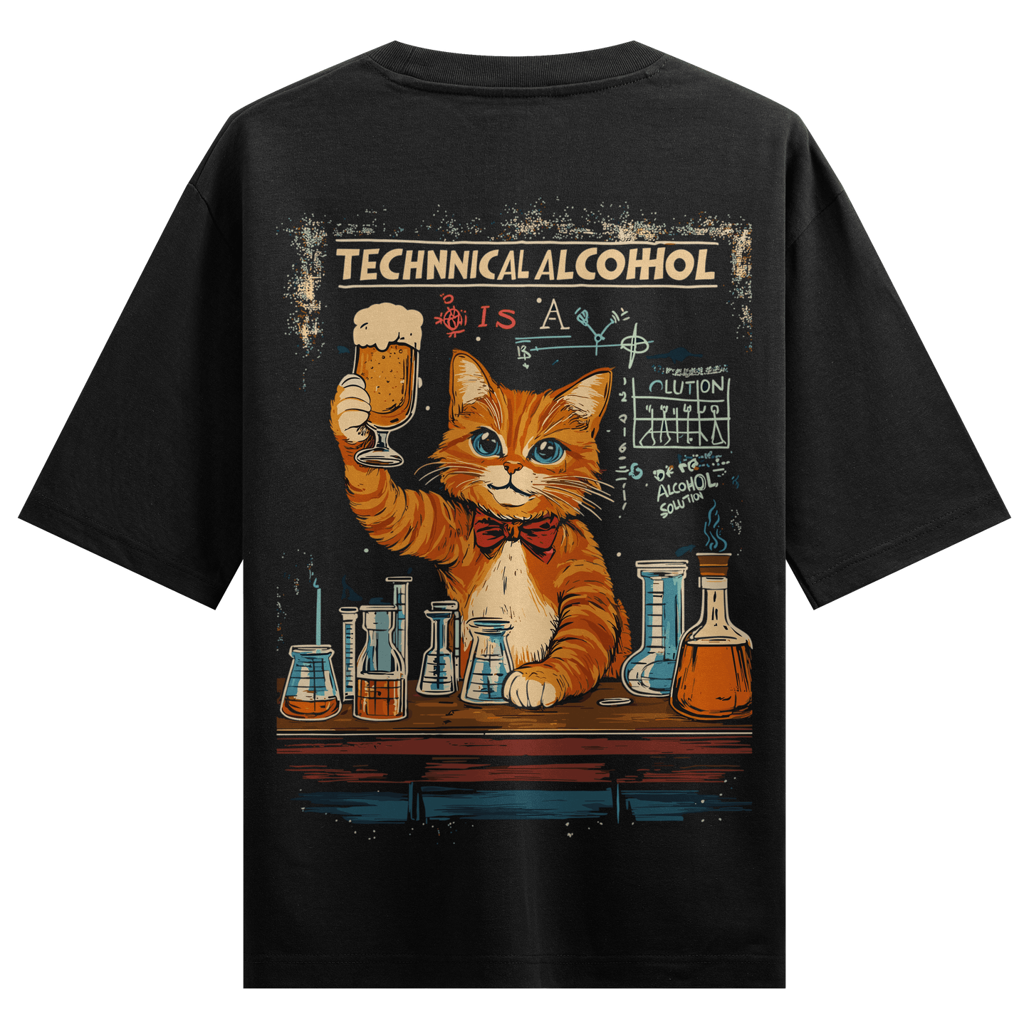 Prdgy Scientific Billa Back Oversized T-Shirt - PRDGY