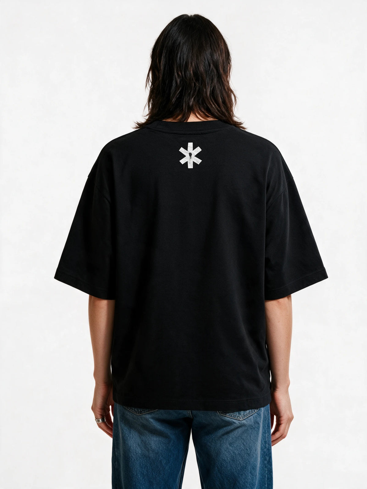 Self Problem Oversized T-shirt — back view of T-shirt