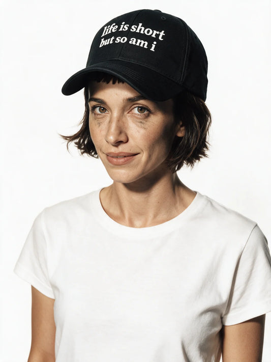 PRDGY Short people assemble Cap — front model view