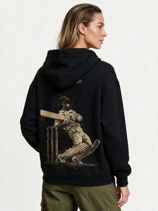 Jaane Do Oversized Hoodie — back model view