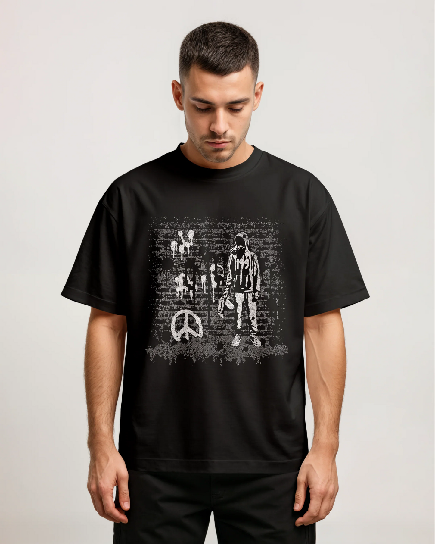 Prdgy Shaan Se Shanti Oversized Tshirt - PRDGY
