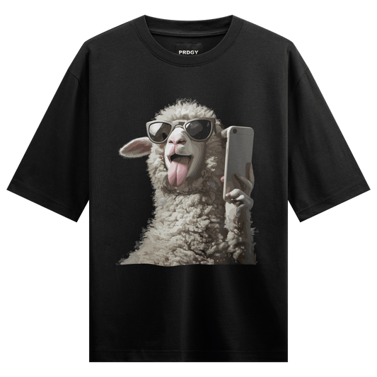 Prdgy Sheepfluencer Front Oversized T-Shirt - PRDGY