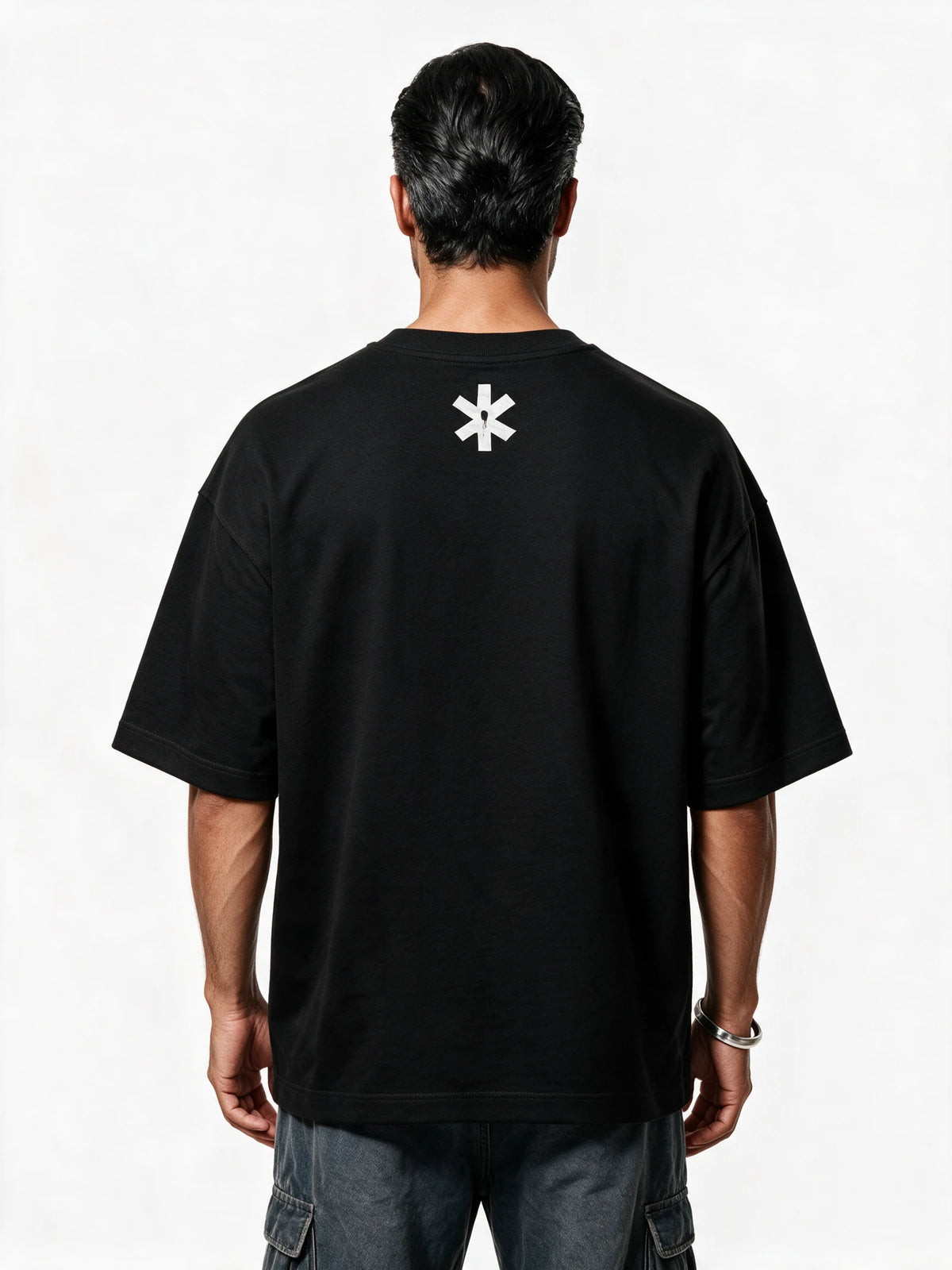 PRDGY Shiva Divine Oversized T-shirt — back view of T-shirt