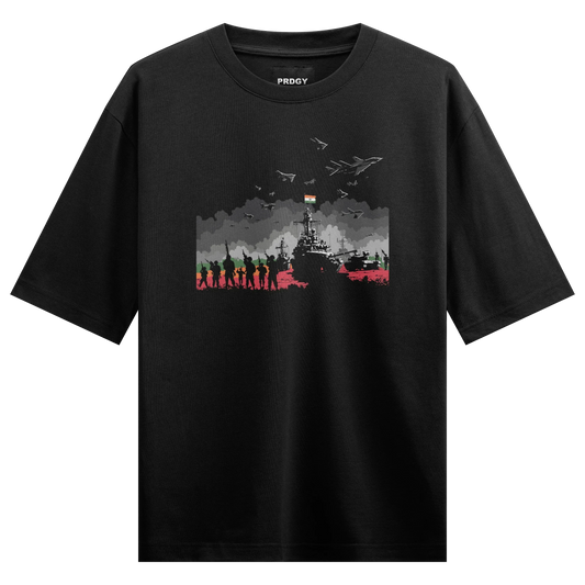 PRDGY Swatantrata 1947 Oversized T-Shirt - PRDGY