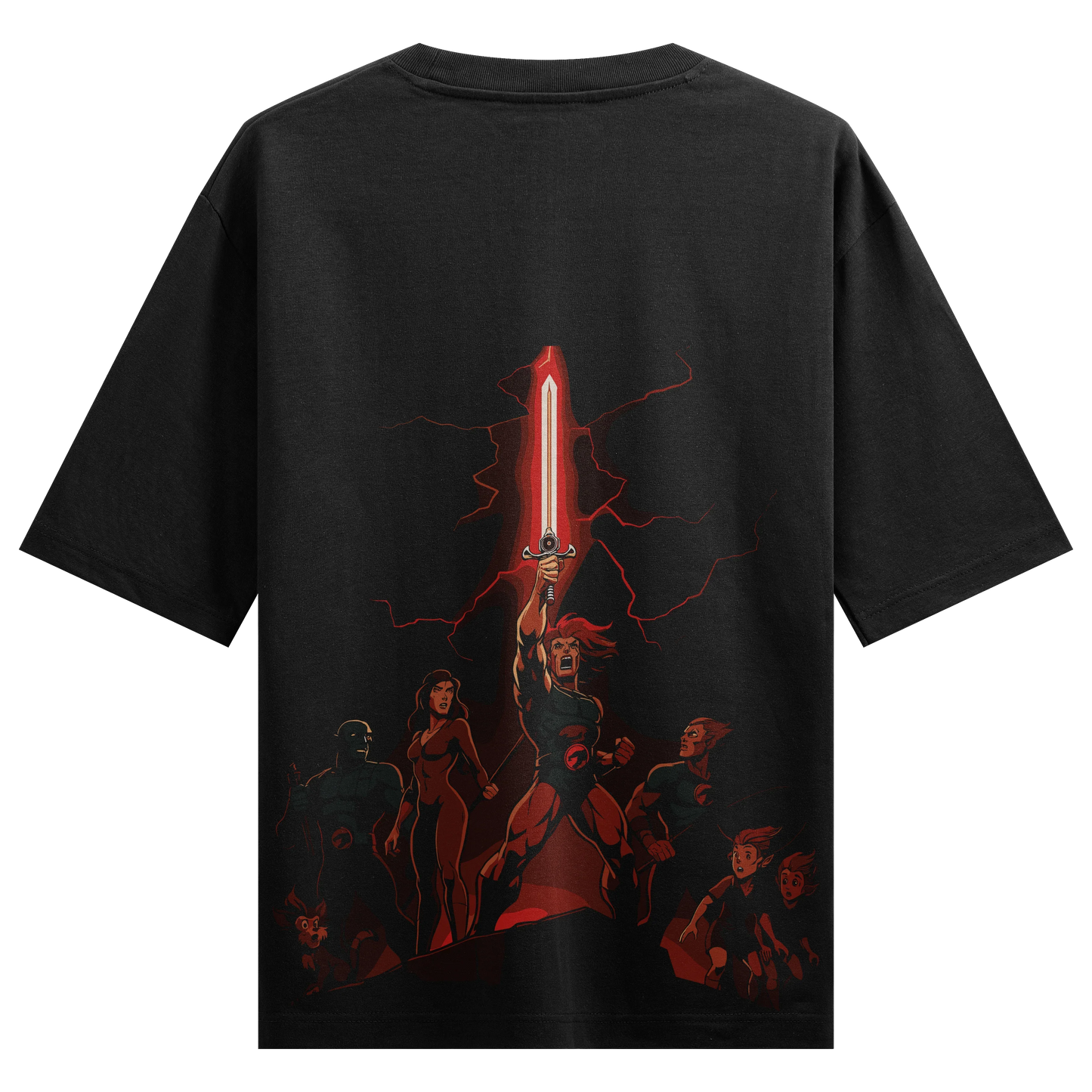 PRDGY Thunder Blood Oversized T-Shirt - PRDGY