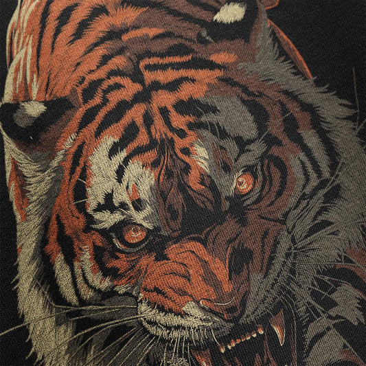 PRDGY TigerBaazi Back Print Oversized T-Shirt - PRDGY