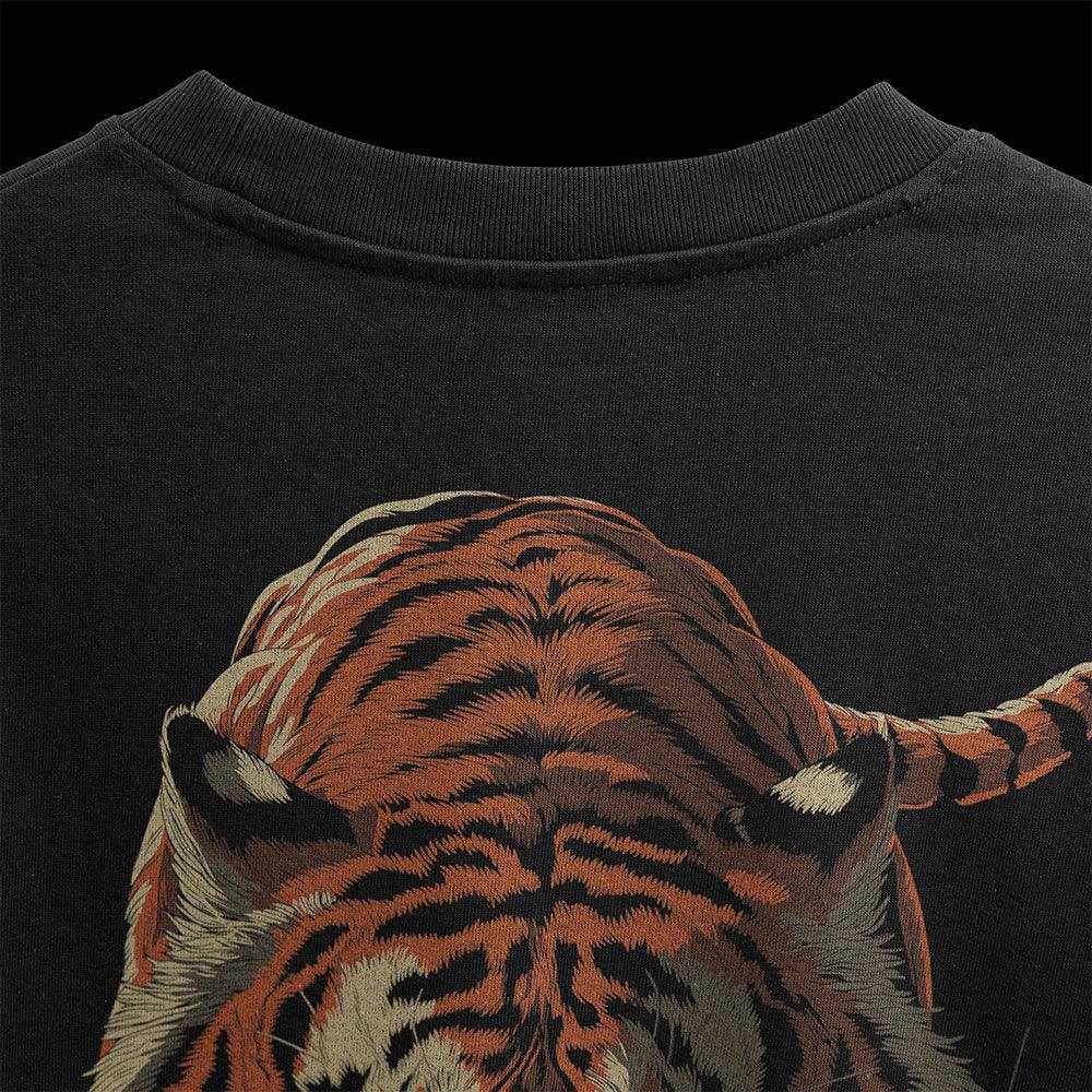 PRDGY TigerBaazi Back Print Oversized T-Shirt - PRDGY