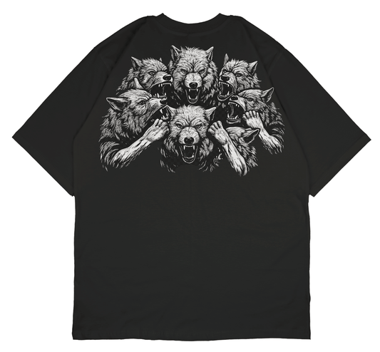 PRDGY Wolf Gang oversized T Shirt - PRDGY