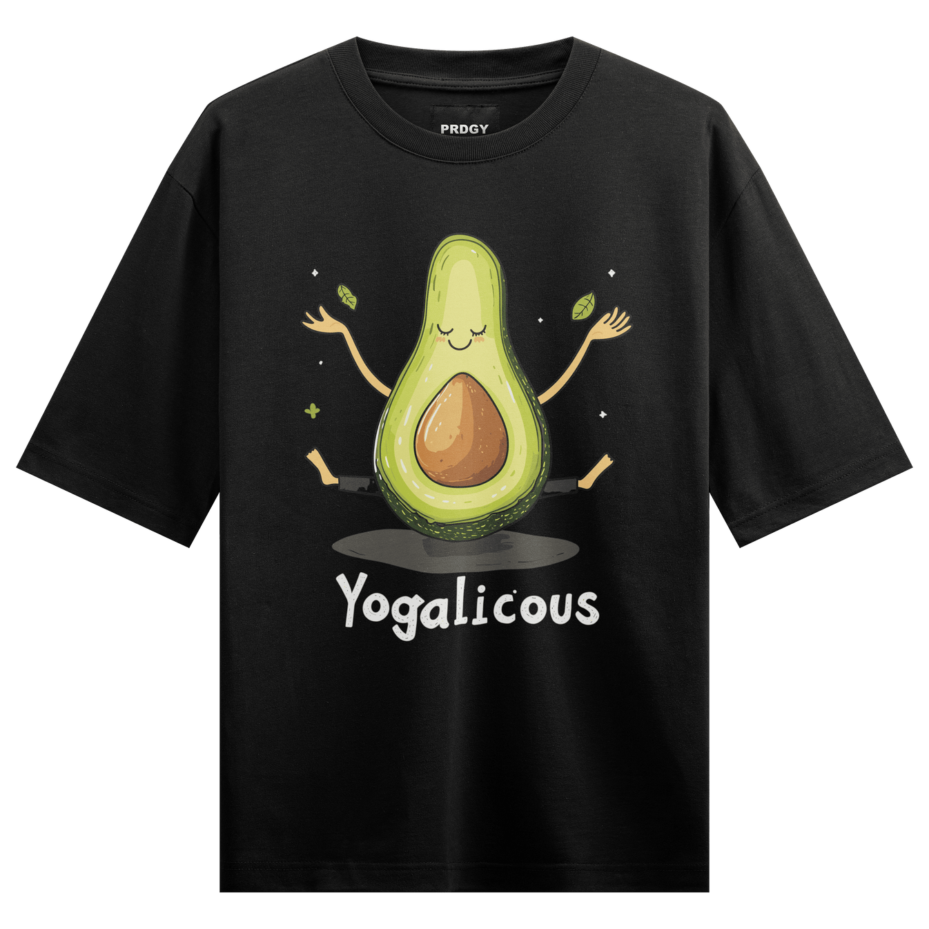 Avocado artwork on PRDGY oversized t-shirt