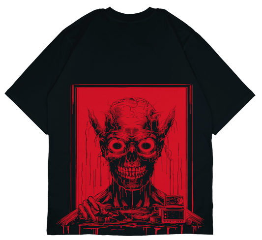 Reels Overdose Back Print Oversized T-Shirt - PRDGY