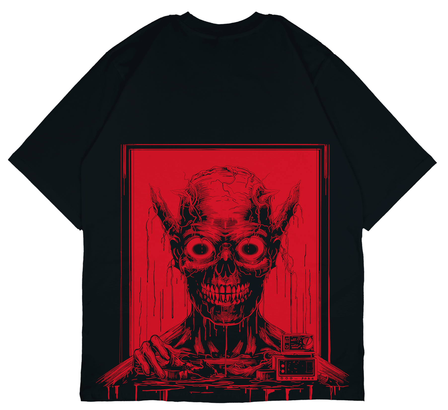 Reels Overdose Back Print Oversized T-Shirt - PRDGY
