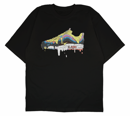 Sneaker Drop Paint Oversized T-shirt - PRDGY