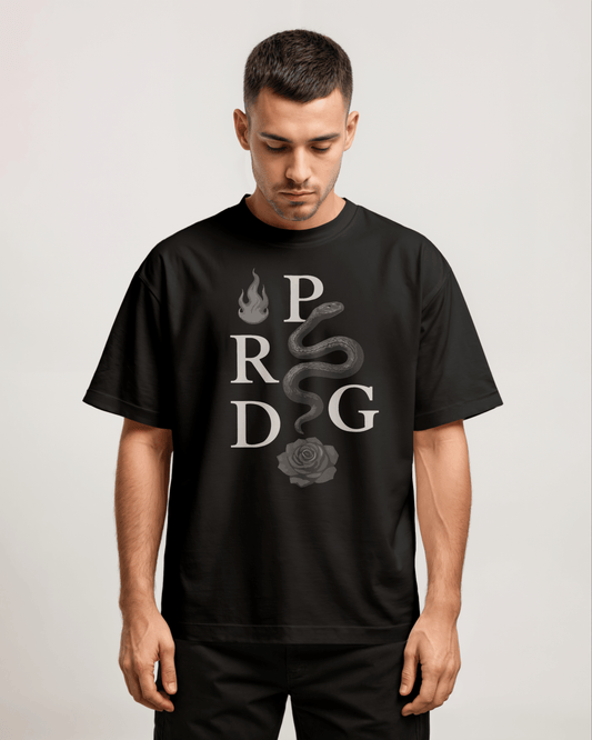 Tantar Mantar Front Oversized T-Shirt - PRDGY