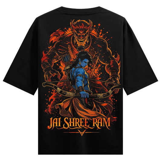 A blue-skinned warrior with a bow and arrow is depicted in front of a large fiery demon with horns and glowing eyes on PRD...