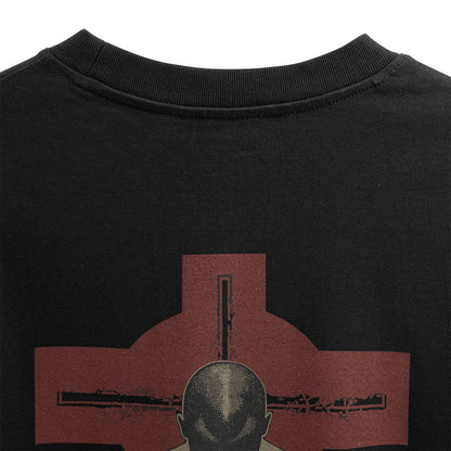 Kneeling Gladiator Back print Oversized T-shirt