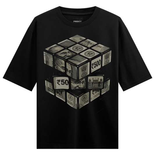 Prdgy Rubic Paisa Oversized Tshirt