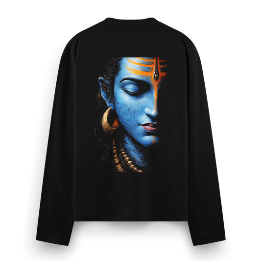Shiva Divine Full Sleeve T-Shirt by PRDGY — striking artwork of Lord Shiva, Mahadev design