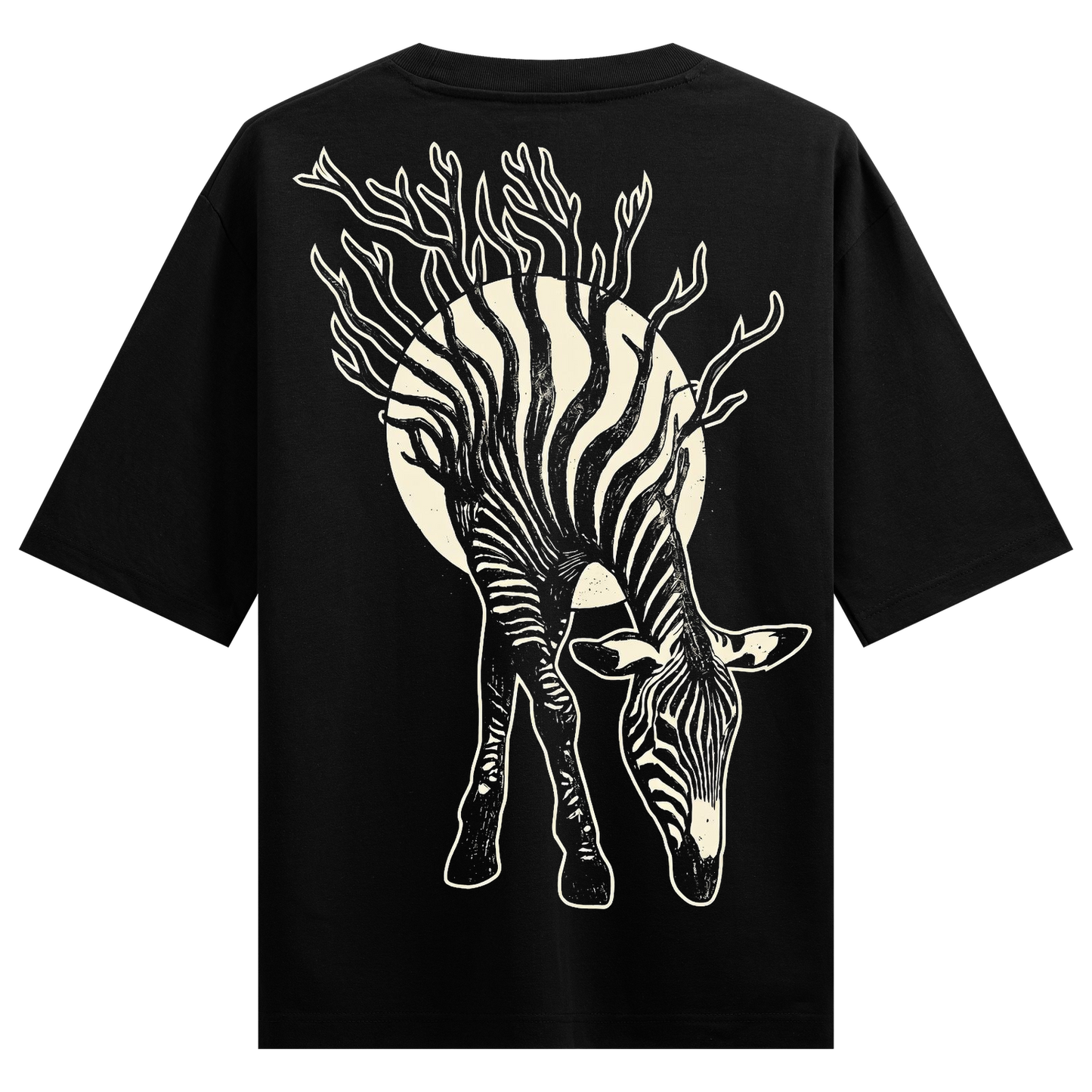 PRDGY waah Zebra Oversized T-shirt