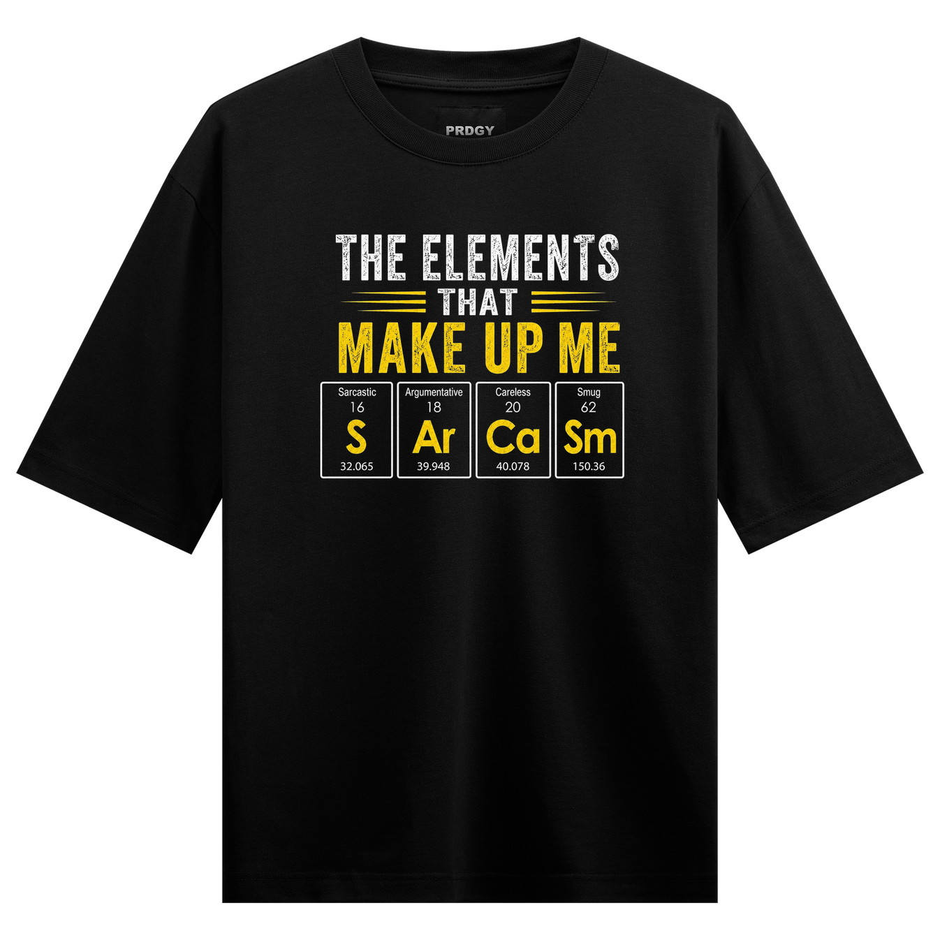 Elements of Me Bundle Set by PRDGY — periodic table elements spelling out personality traits, funny design
