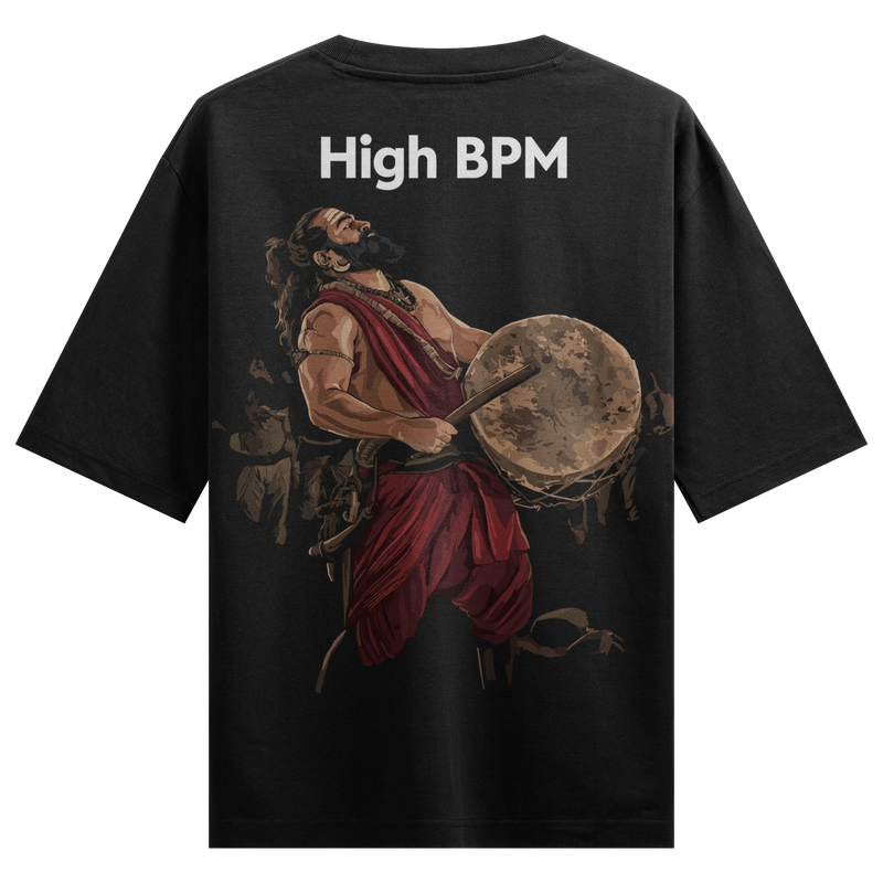 PRDGY Tribal Pulse Oversized T-Shirt