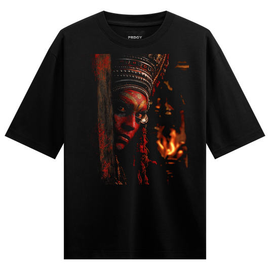 PRDGY Crimson Deity Oversized T-shirt