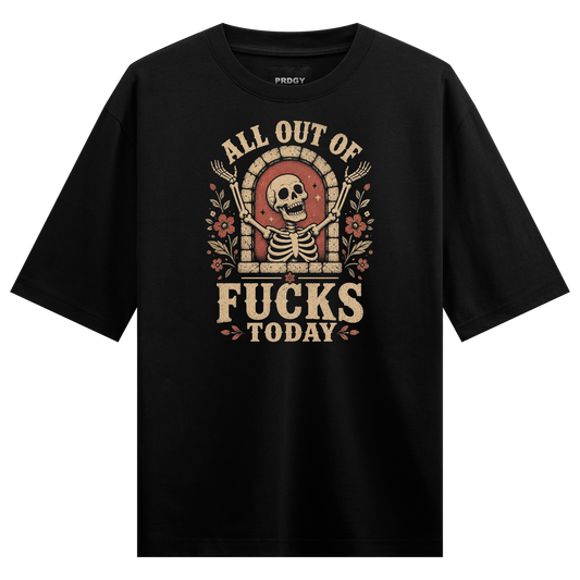 PRDG Out Of Fucks Oversized T-shirt