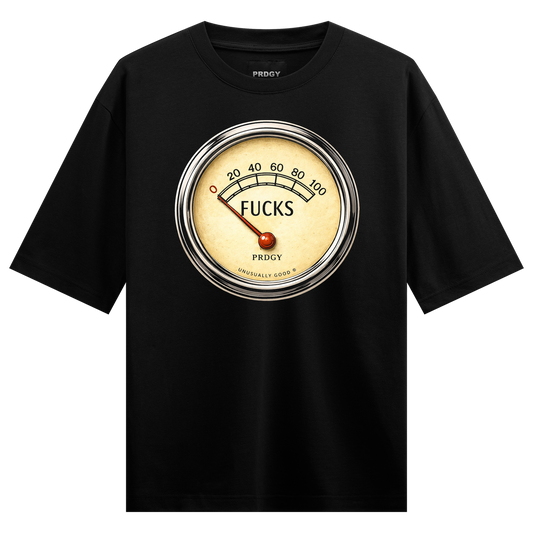 PRDGY NO f*cks given Oversized T-shirt