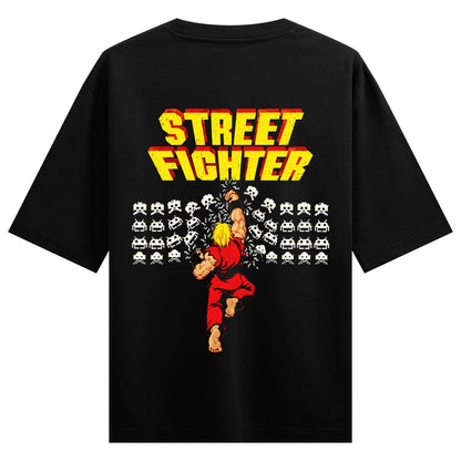 Street Style Fighter — back design mockup