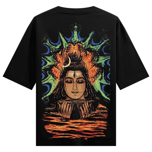PRDGY Bhabooti Trance Oversized T-shirt